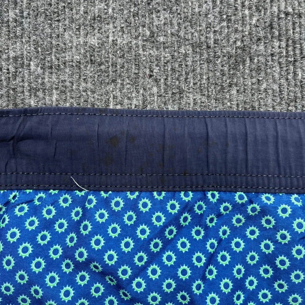 Nautica Swim Trunks‎ Blue Geometric Print Board Shorts Mens XL 6in Inseam